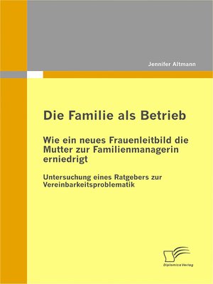 cover image of Die Familie als Betrieb
